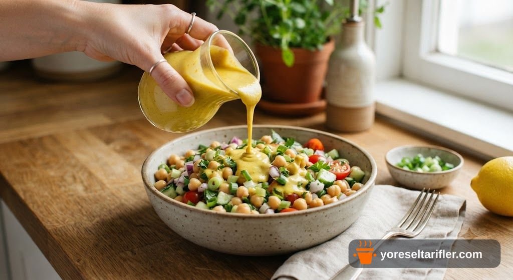 Hardallı Nohutlu Hafif Salata Tarifi — Adım 4