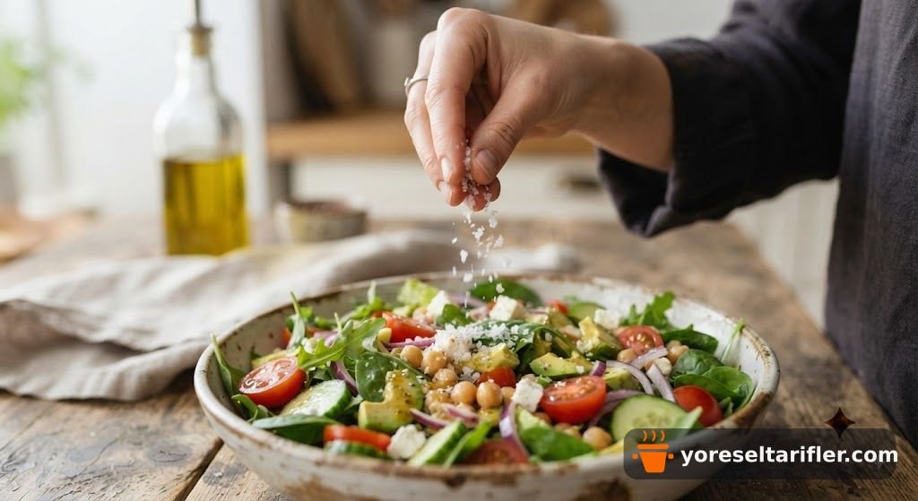 Hardallı Nohutlu Hafif Salata Tarifi — Adım 5