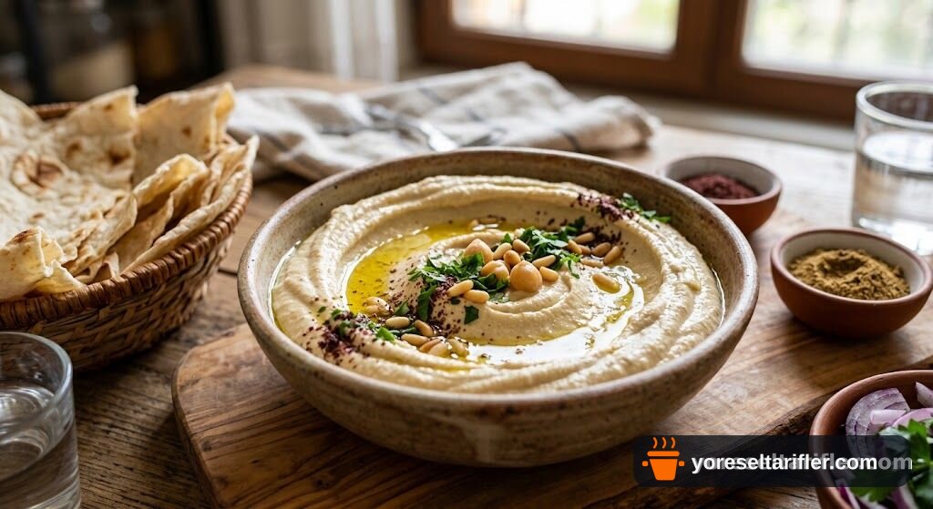 Hatay Usulü Kremalı Humus Tarifi — Adım 1