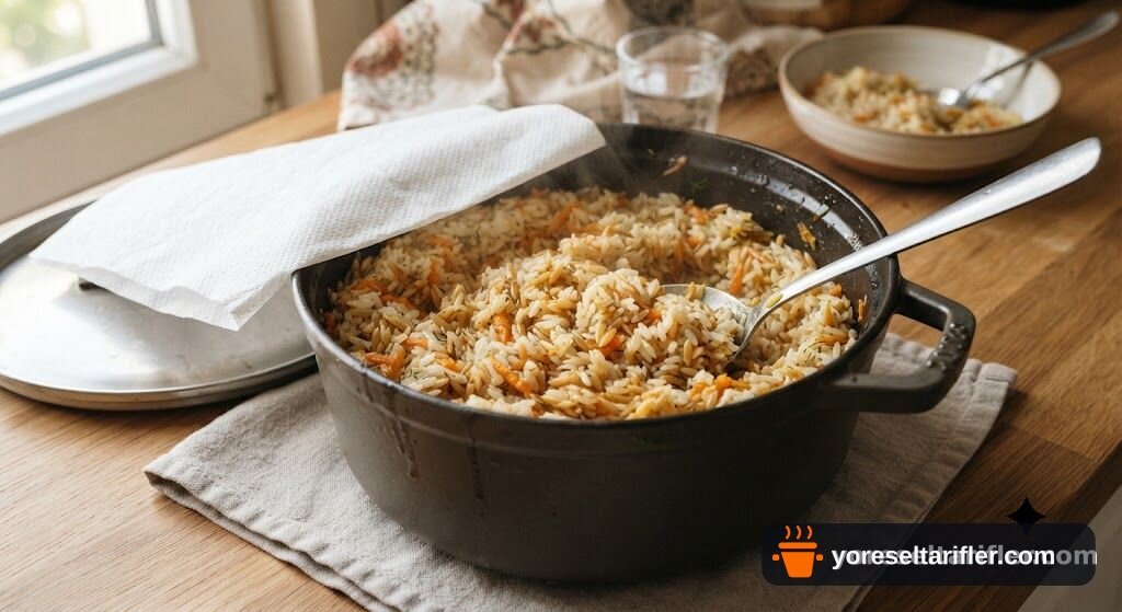 Havuçlu Arpa Şehriye Pirinç Pilavı Tarifi — Adım 5