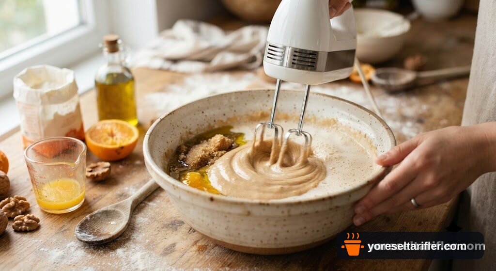 Havuçlu Cevizli Portakal Kek Tarifi — Adım 2
