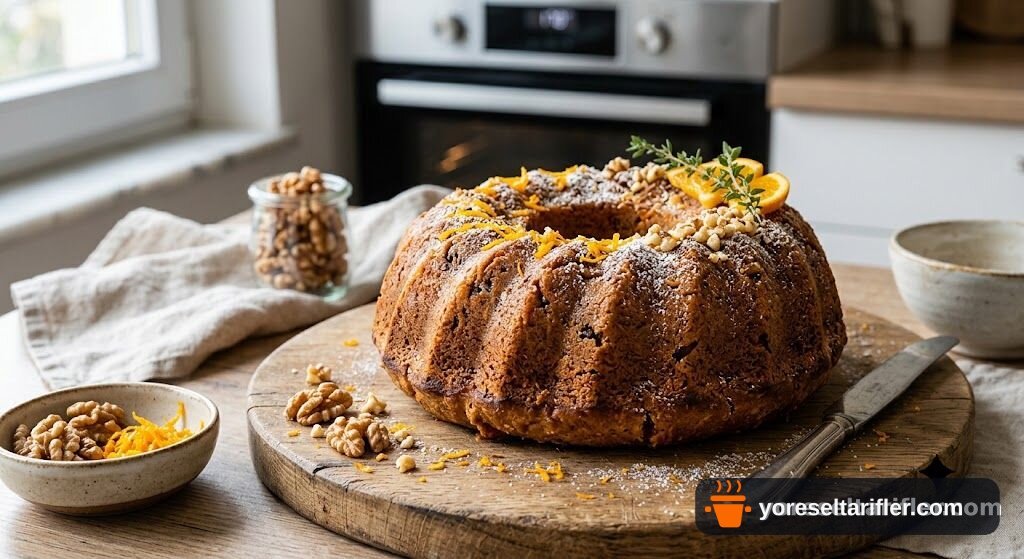 Havuçlu Cevizli Portakal Kek Tarifi — Adım 5