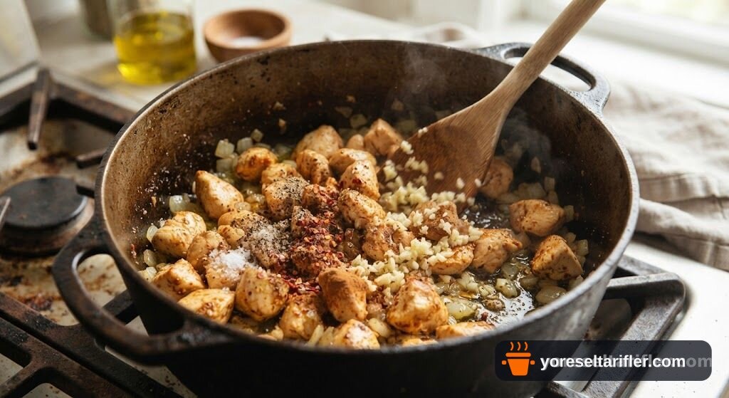 Havuçlu Patatesli Hafif Tavuk Yahnisi Tarifi — Adım 3