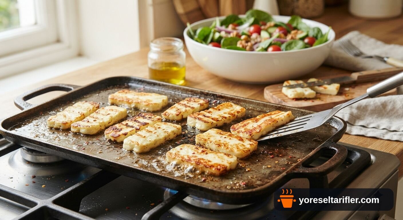 Hellimli Ispanak Salatası Tarifi — Adım 4
