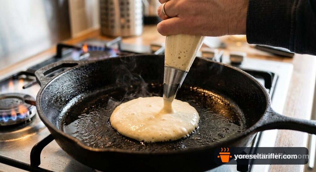 Hindistan Cevizi Unu ile Mini Pankek Tarifi — Adım 5