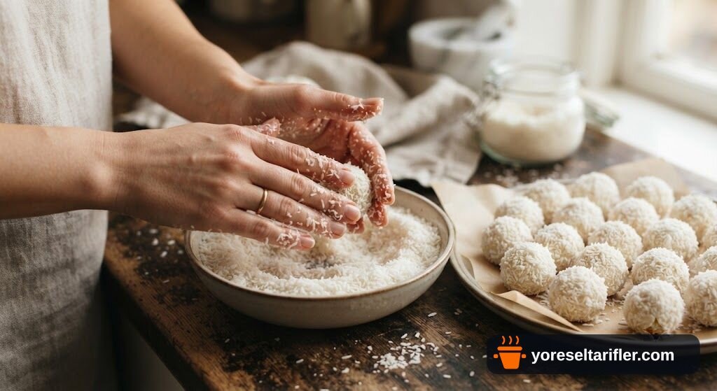 Hindistan Cevizli Fındıklı Fit Toplar Tarifi — Adım 3