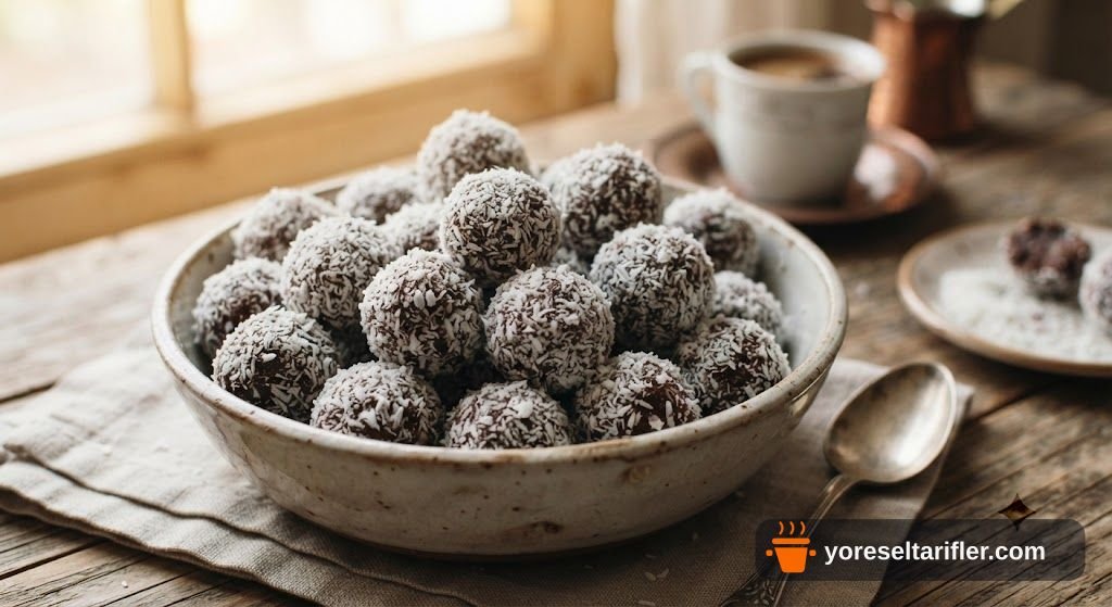 Hindistan Cevizli Vegan Çikolata Topları Tarifi — Adım 4