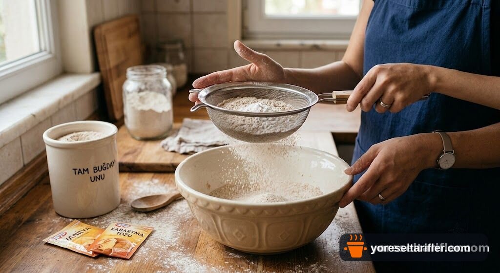 Hurma Tahinli Şekersiz Kek Tarifi — Adım 3
