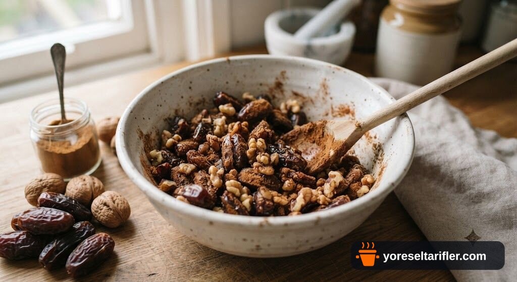 Hurma ve Cevizli Kremalı Kek Tarifi — Adım 3