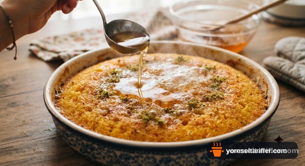 Hurma ve Cevizli Kremalı Kek Tarifi — Adım 7