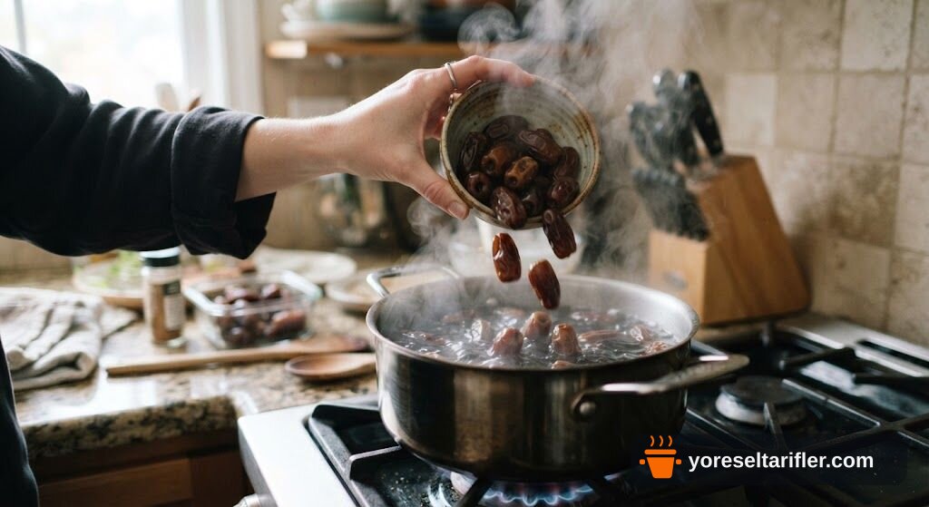 Hurmalı Şekersiz Brownie Tarifi — Adım 1