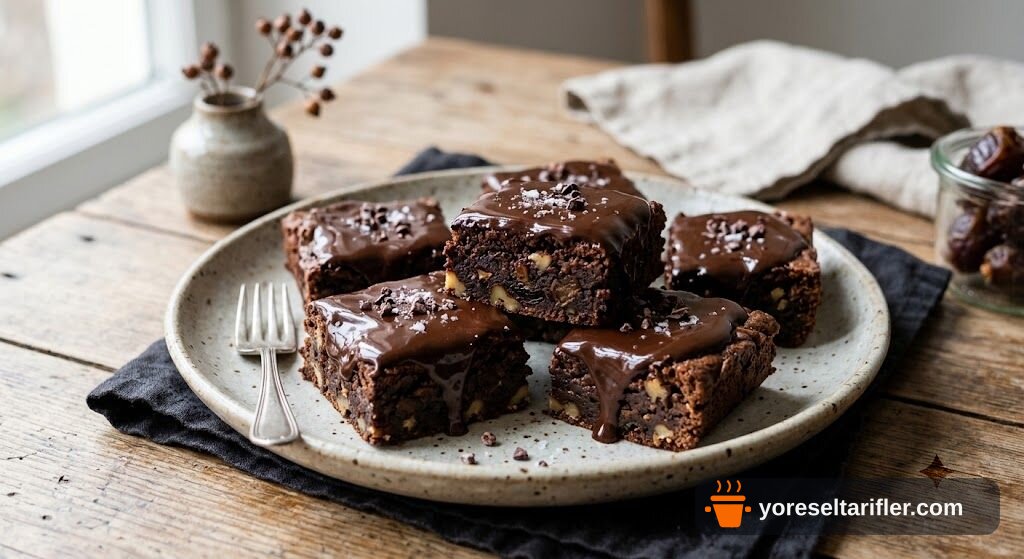 Hurmalı Şekersiz Brownie Tarifi — Adım 4
