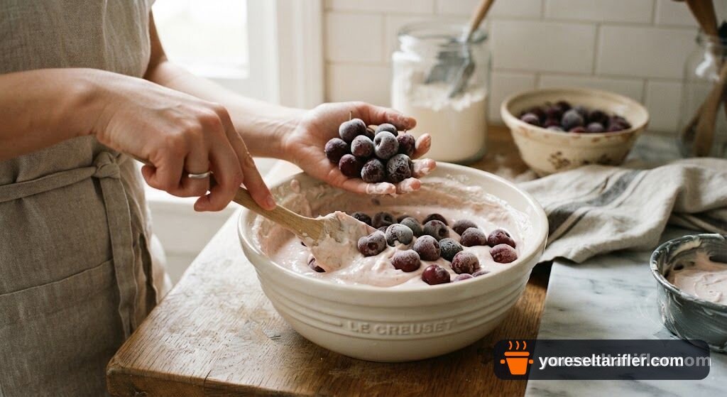 Hurmalı Vişneli Tam Buğday Brownie Tarifi — Adım 4