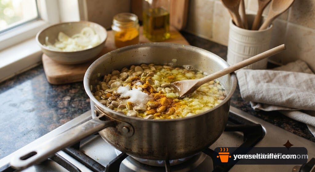 İç Baklalı Fava Tarifi — Adım 2