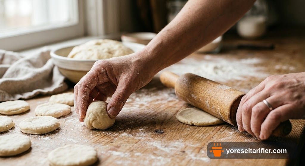 İçi Bol Çikolatalı Yumuşak Kurabiye Tarifi — Adım 3