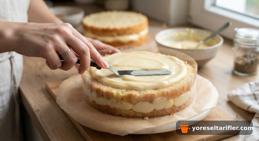 İki Kişilik Kahveli Muhallebili Tiramisu Tarifi — Adım 6