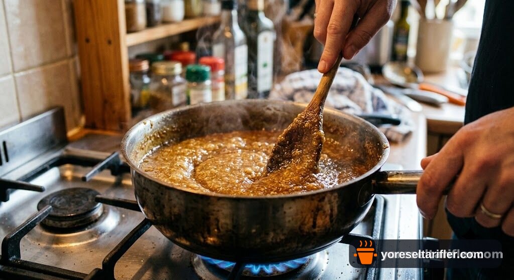 Bisküvi Tabanlı İrmik Pastası Tarifi — Adım 4
