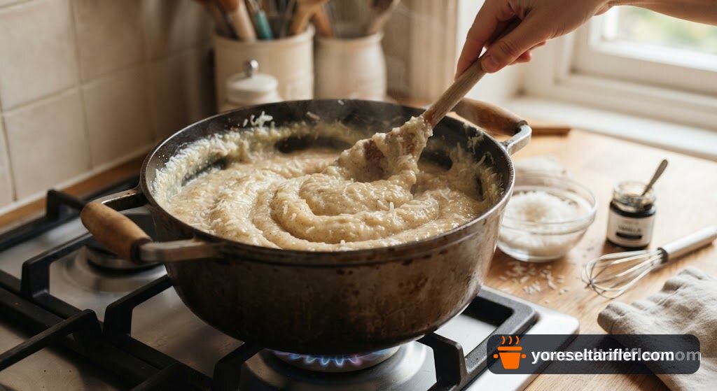 Bisküvi Tabanlı İrmik Pastası Tarifi — Adım 5