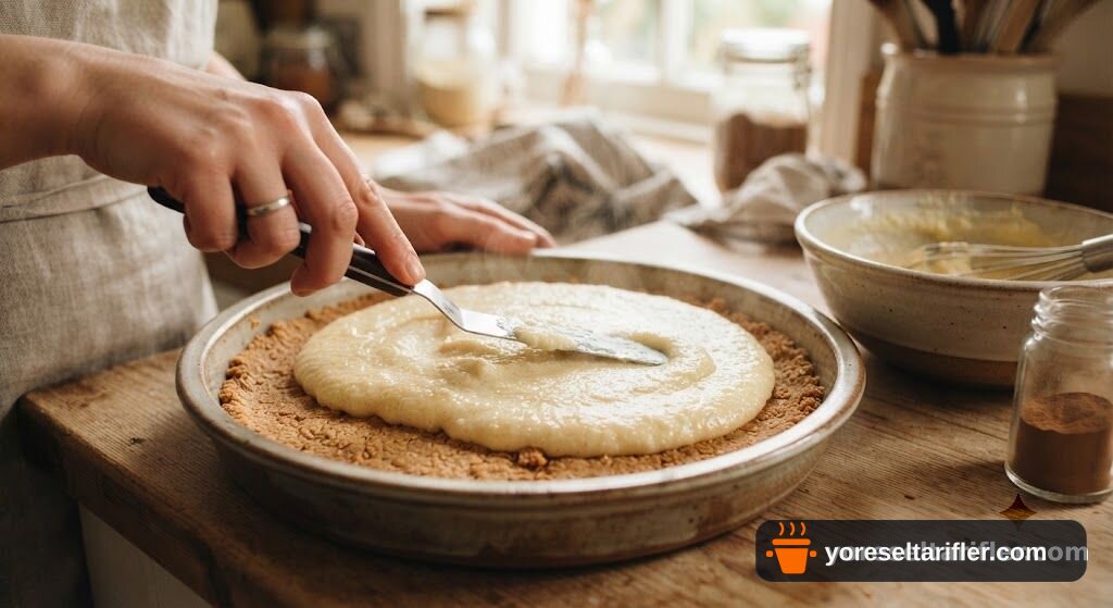 Bisküvi Tabanlı İrmik Pastası Tarifi — Adım 6