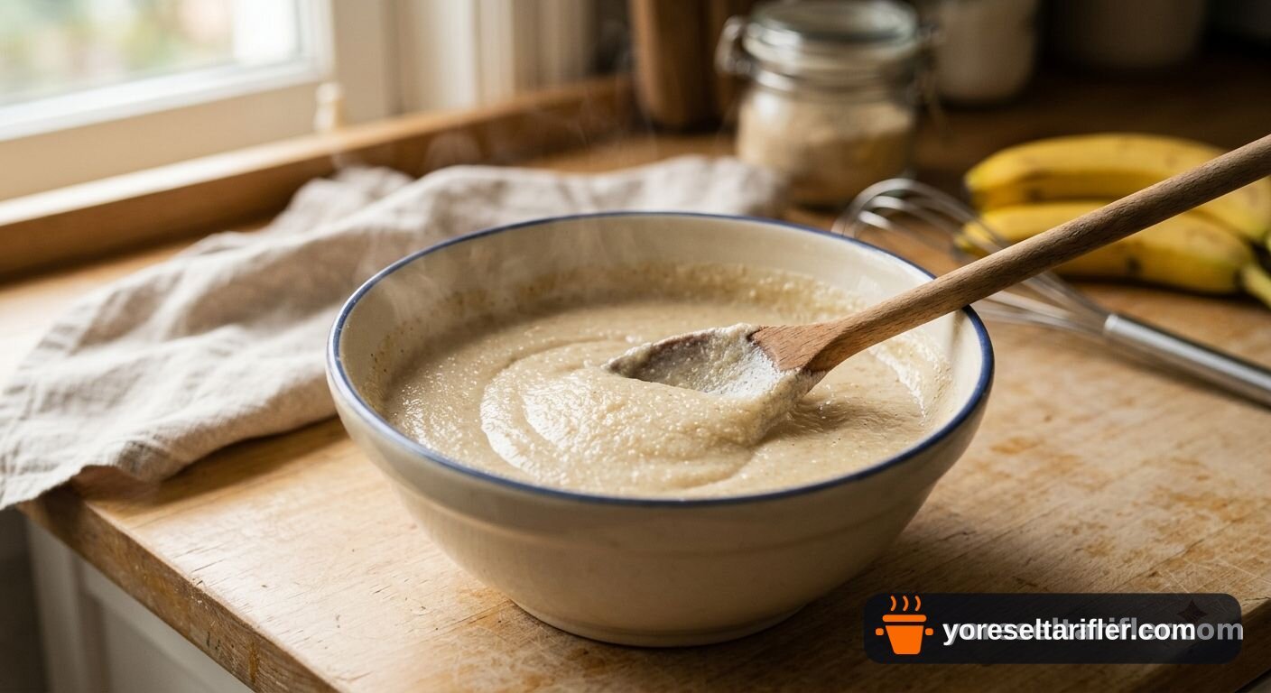 İrmikli Muzlu Rulo Pasta Tarifi — Adım 3