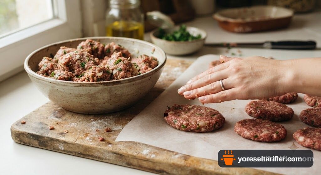 Islak Hamburger Köftesi Tarifi — Adım 5