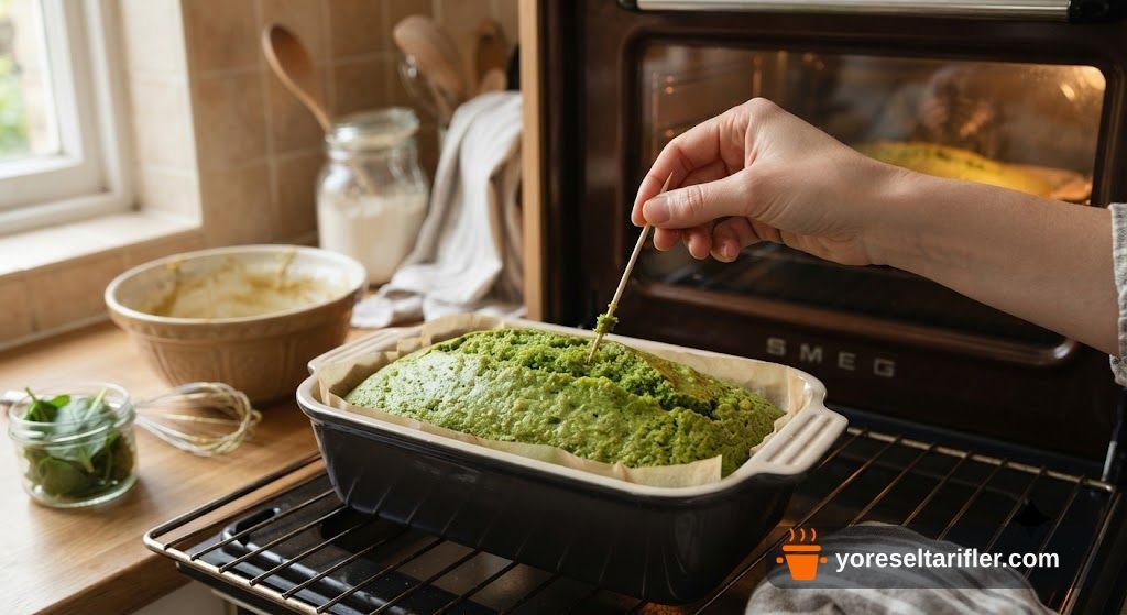 Ispanaklı Glutensiz Şekersiz Kek Tarifi — Adım 5