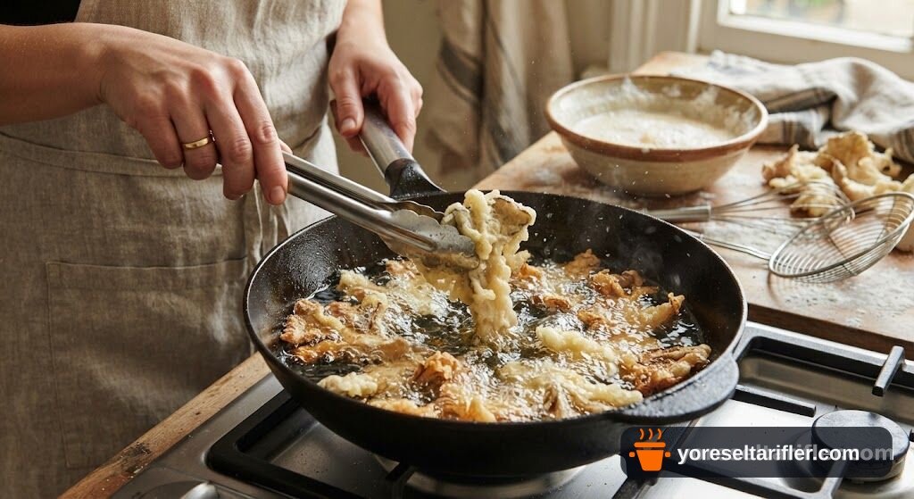 İstiridye Mantarı Tempura Tarifi — Adım 4