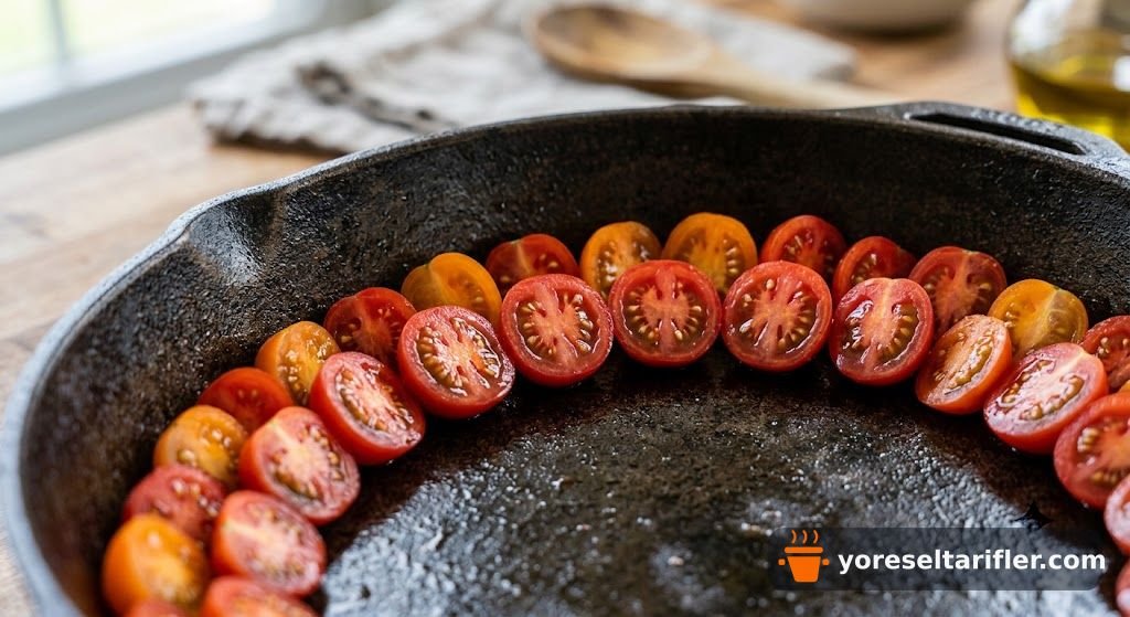 İstiridye Mantarlı Misket Peynirli Omlet Tarifi — Adım 3