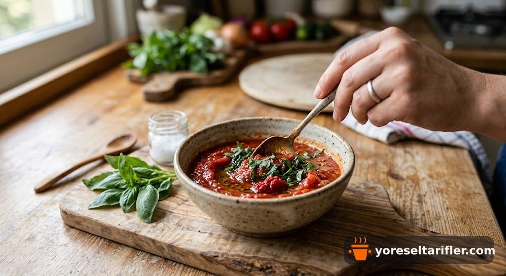 Izgara Sebzeli Pizza Tarifi — Adım 5