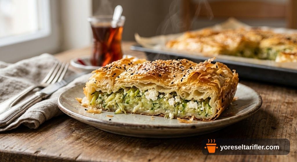 Kabak ve Lor Peynirli Börek Tarifi — Adım 7