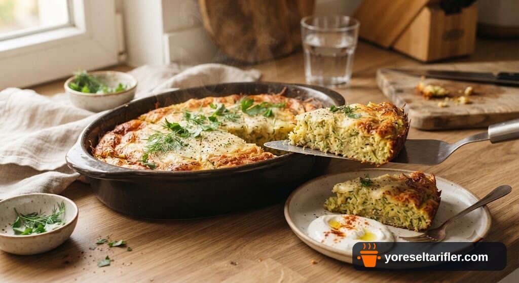 Kabak ve Patatesli Fırın Mücveri Tarifi — Adım 4