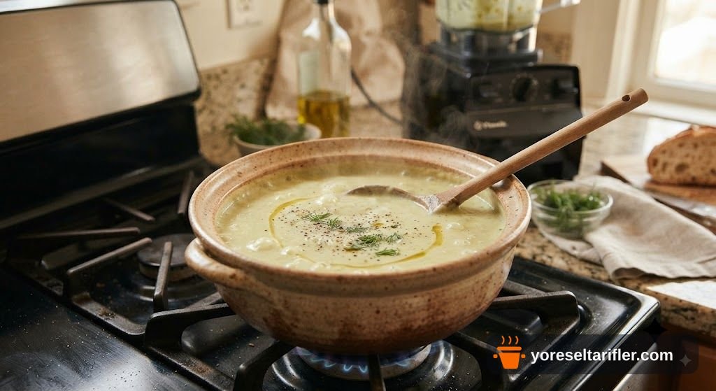 Kabak Yemeyenlere Özel Sütlü Kabak Çorbası Tarifi — Adım 5