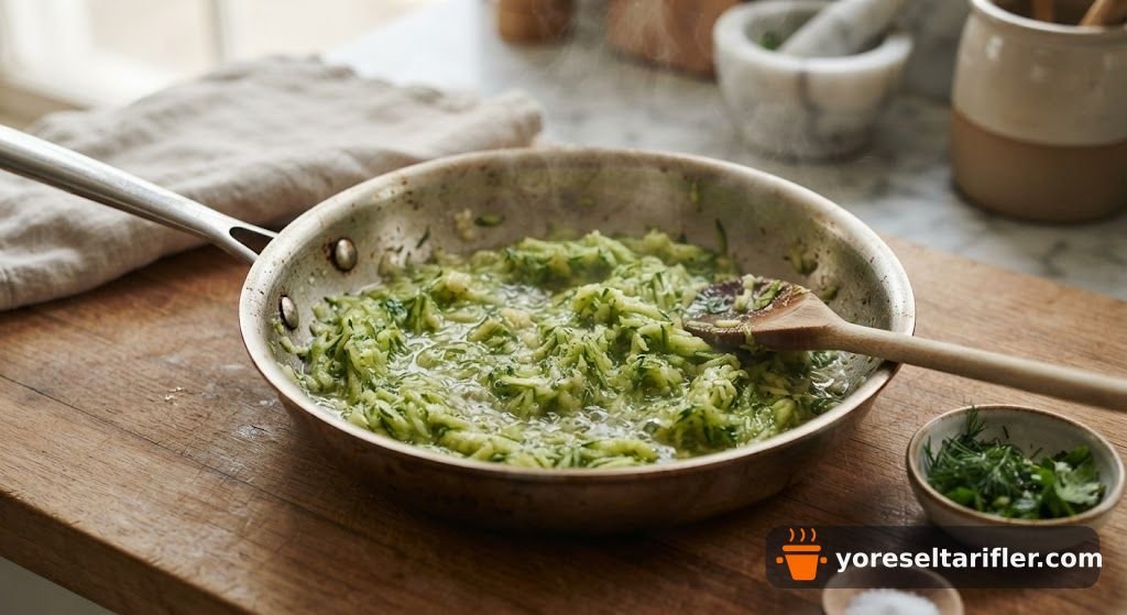 Kabaklı El Açması Börek Tarifi — Adım 3
