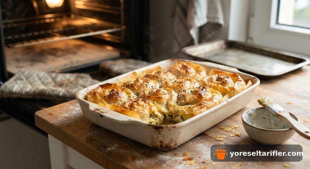 Kabaklı El Açması Börek Tarifi — Adım 6