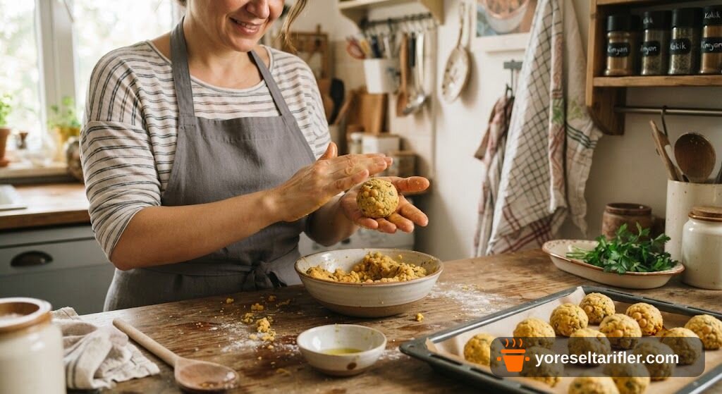 Kabaklı Falafel Tarifi — Adım 4