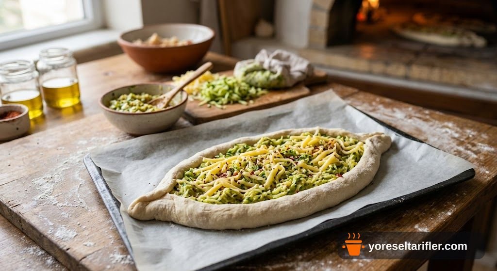 Kabaklı Pide Tarifi — Adım 4
