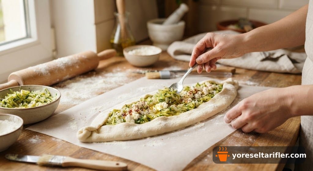 Kabaklı Pide Tarifi — Adım 7