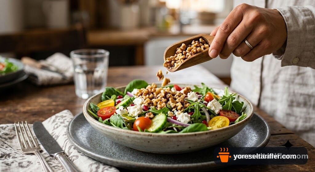 Kabaklı Yoğurtlu Sebze Salatası Tarifi — Adım 6