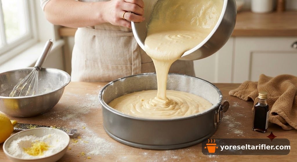 Kabaran Limonlu Nişastalı Kek Tarifi — Adım 3