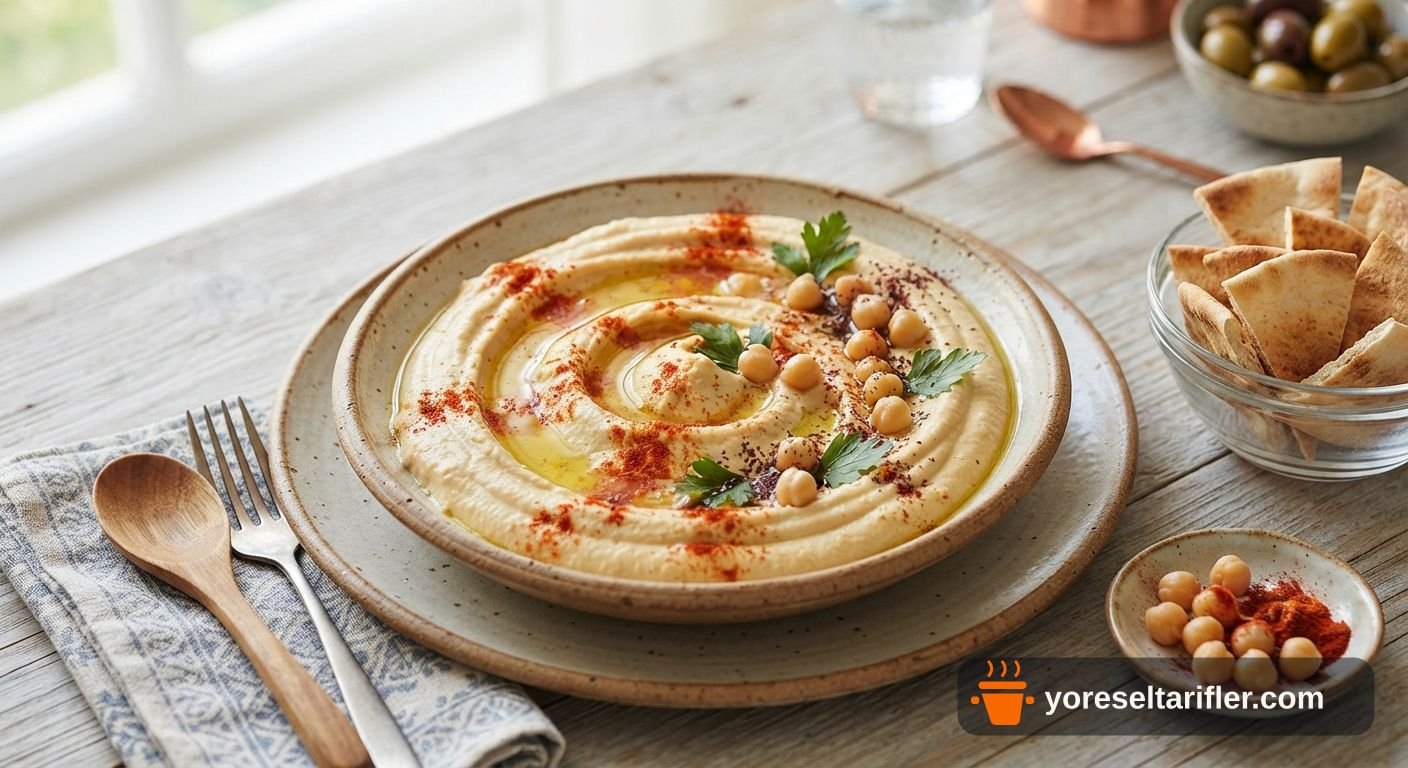 Kabuksuz Nohutla Klasik Humus Tarifi — Adım 3