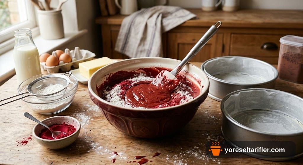 Kadifemsi Red Velvet Pasta Tarifi — Adım 3