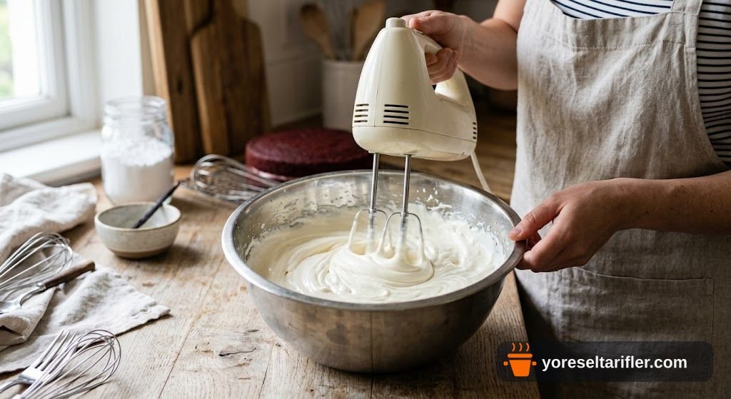 Kadifemsi Red Velvet Pasta Tarifi — Adım 5