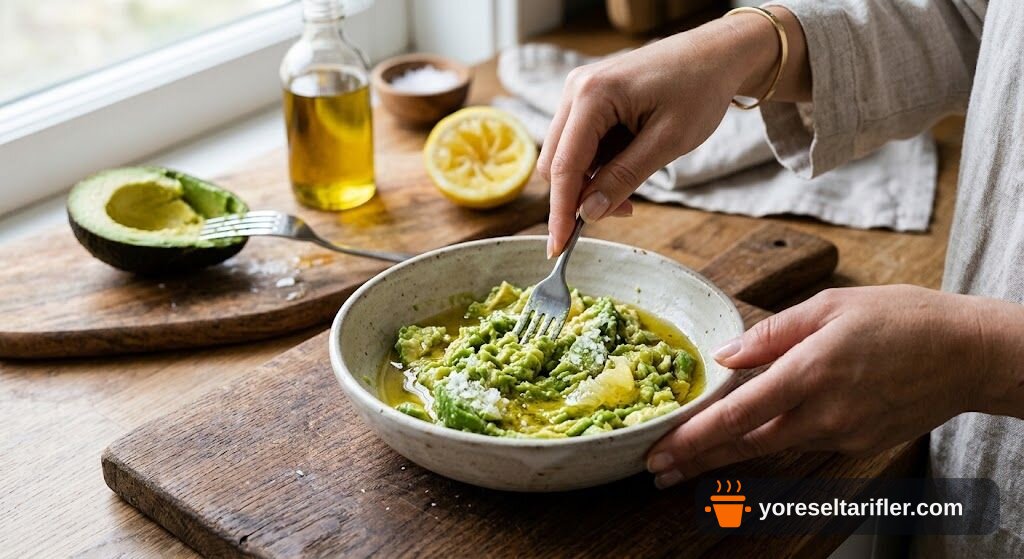 Kahvaltılık Avokado Mezesi Tarifi — Adım 1