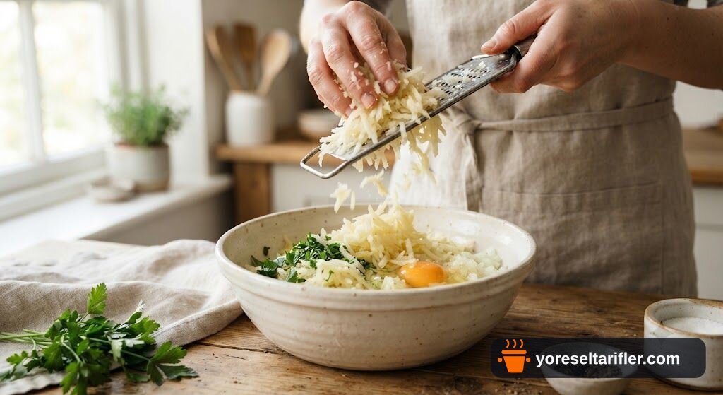 Kahvaltılık Kolay Patates Böreği Tarifi — Adım 1