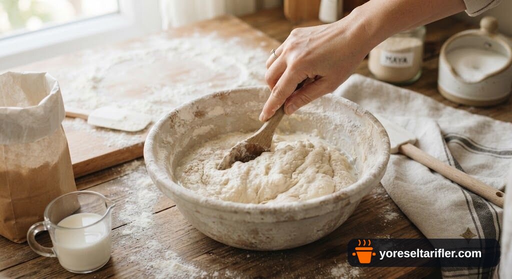 Kahvaltılık Patatesli Bazlama Tarifi — Adım 1
