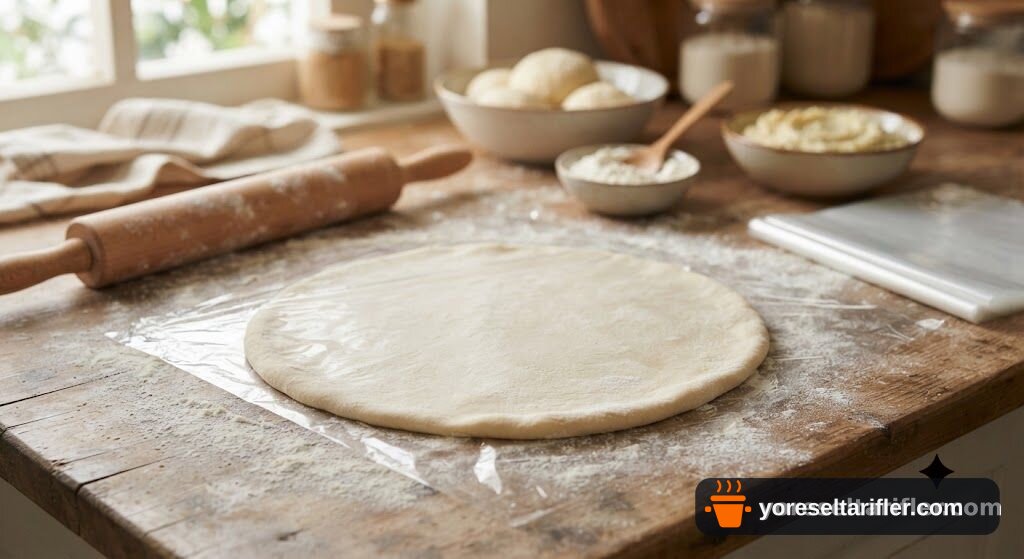 Kahvaltılık Patatesli Bazlama Tarifi — Adım 7
