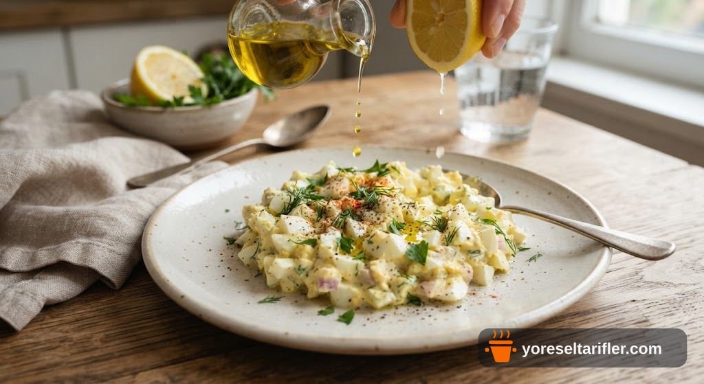 Kahvaltılık Yumurta Salatası Tarifi — Adım 5