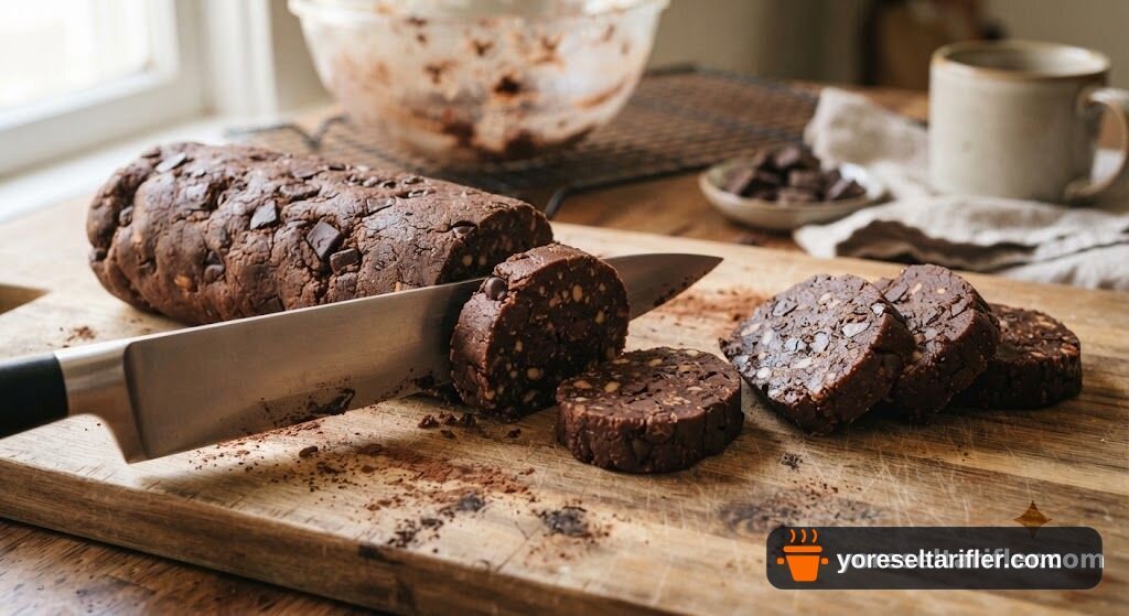 Kahveli Çikolatalı Brownie Kurabiye Tarifi — Adım 6