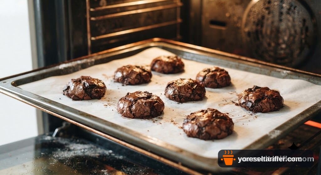 Kahveli Çikolatalı Brownie Kurabiye Tarifi — Adım 7