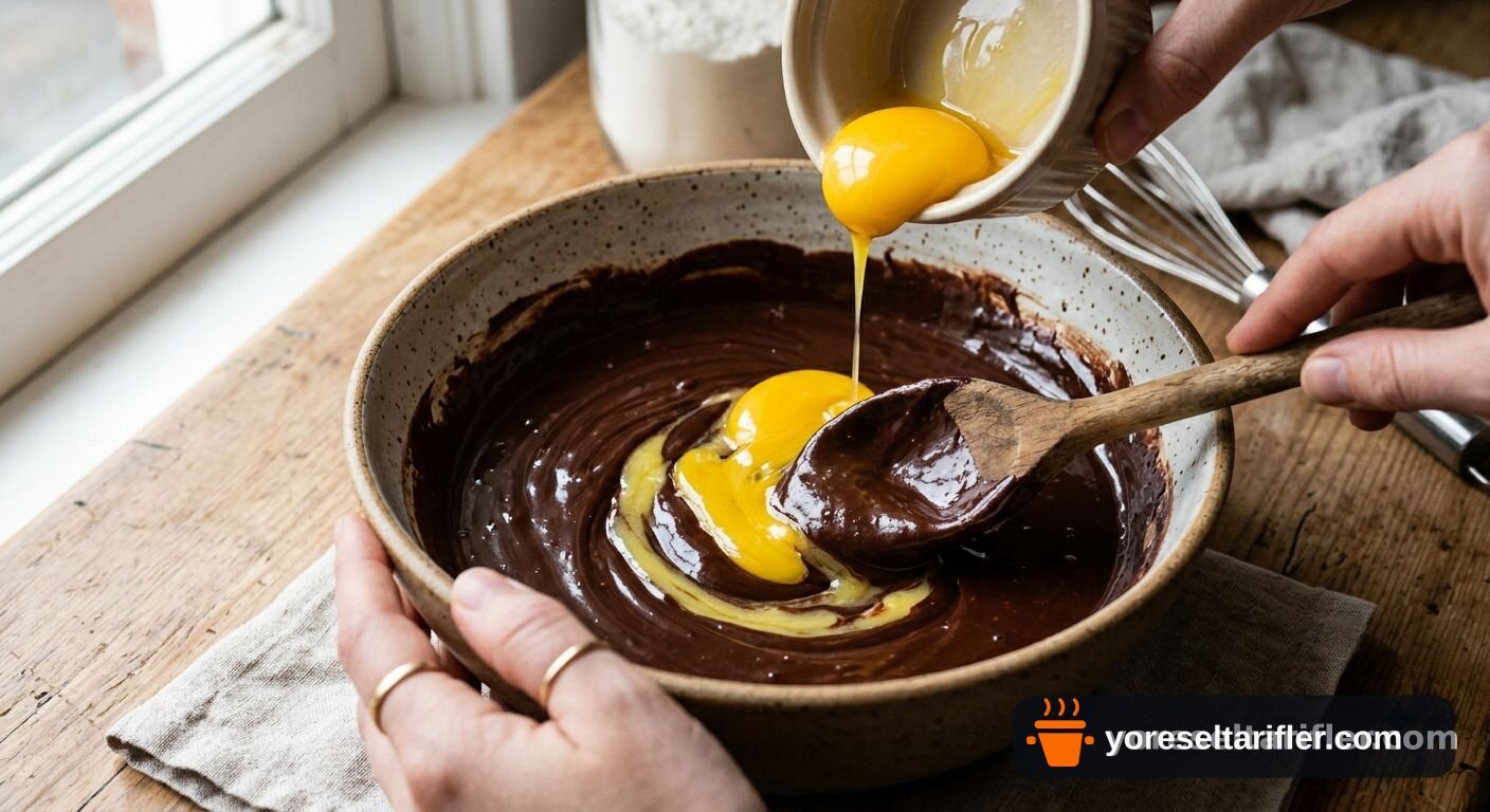 Kahveli Çikolatalı Pasta Tarifi — Adım 2